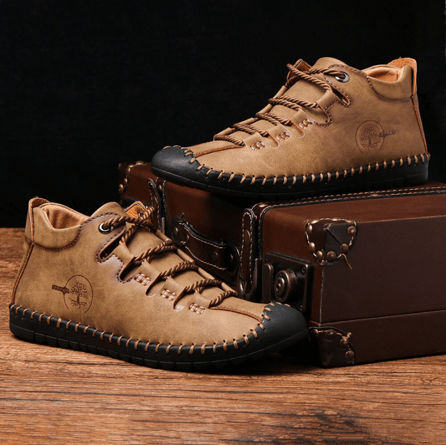 👻Halloween Offer🎃--30% OFF 🎉Men's Stylish Casual Comfy Soft Sole Leather Ankle Boots