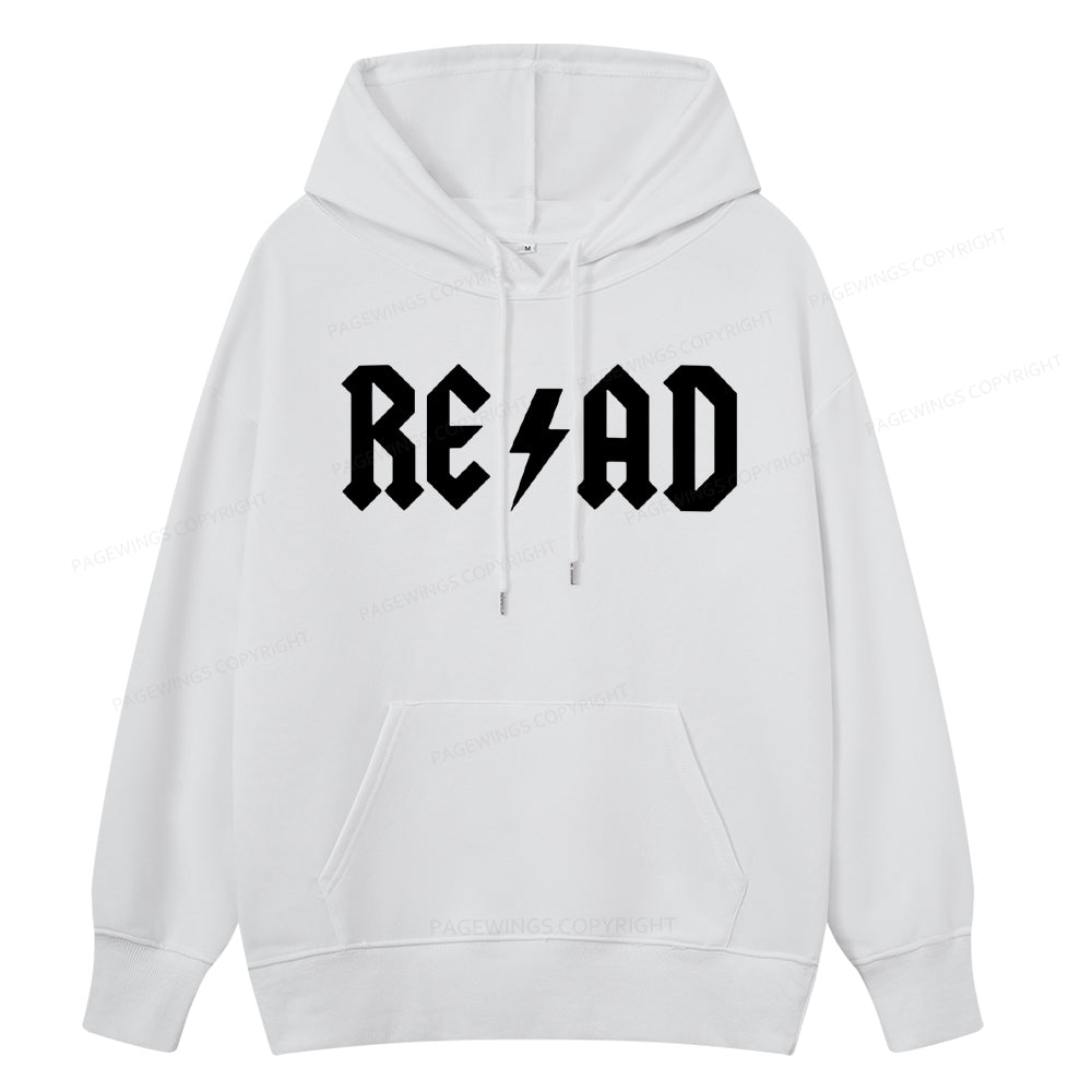 Pagewings Read Back In The Library "rock And Roll Unisex Classic Hoodie