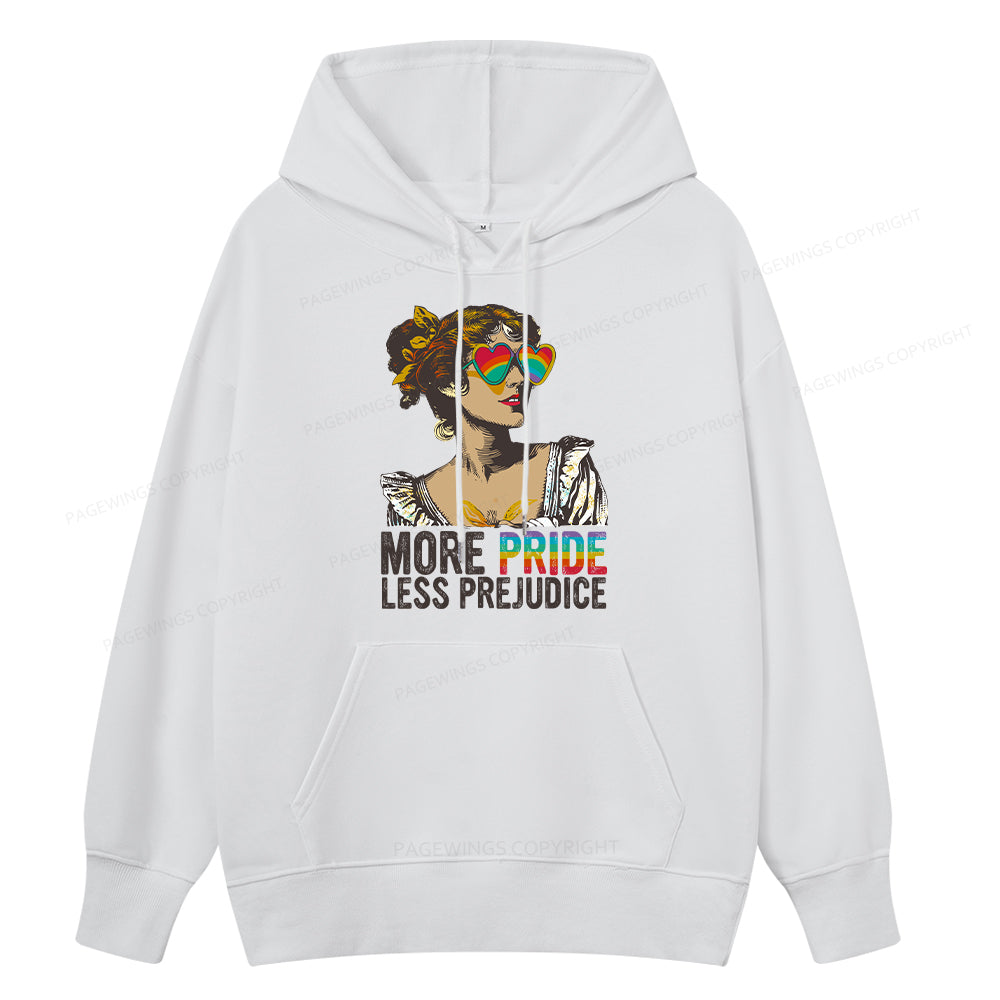 Pagewings More Pride Less Prejudice Unisex Classic Hoodie