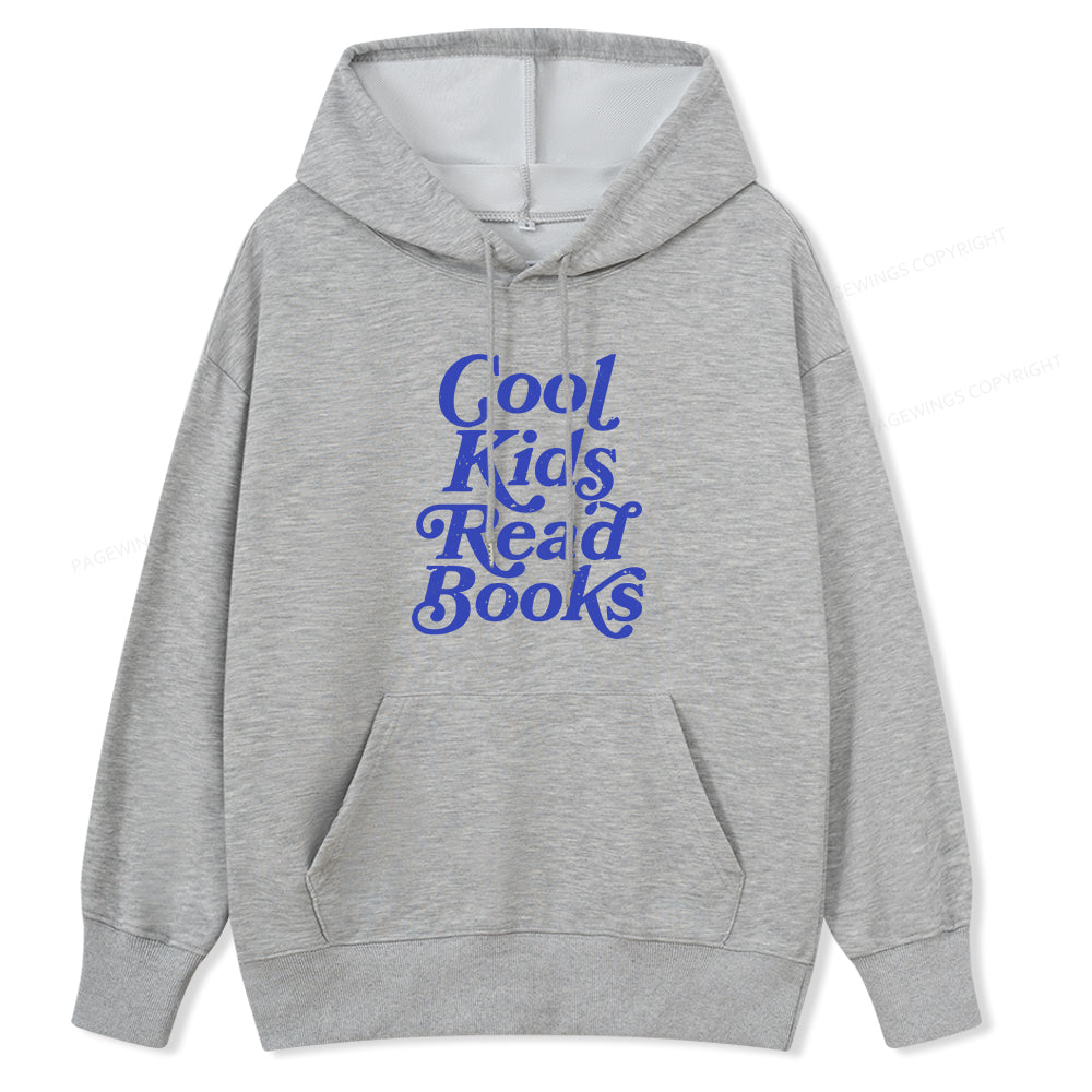 Pagewings Cool Kids Read Books Unisex Classic Hoodie