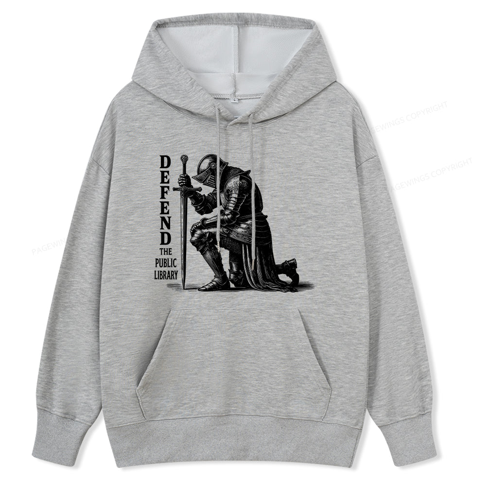 Pagewings Defend the Public Library Unisex Classic Hoodie