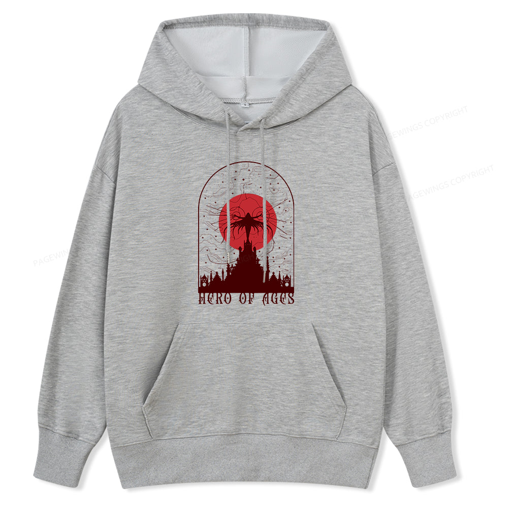 Pagewings Mist Bookish Unisex Classic Hoodie