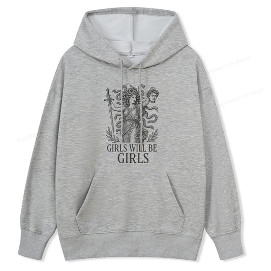 Pagewings Girls Will Be Girls Unisex Classic Hoodie