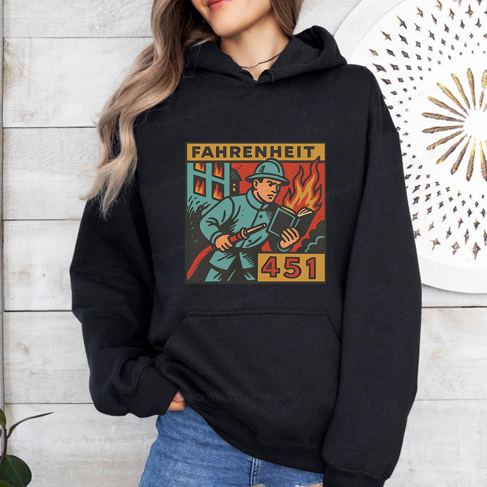 Pagewings Literature 451 Unisex Classic Hoodie