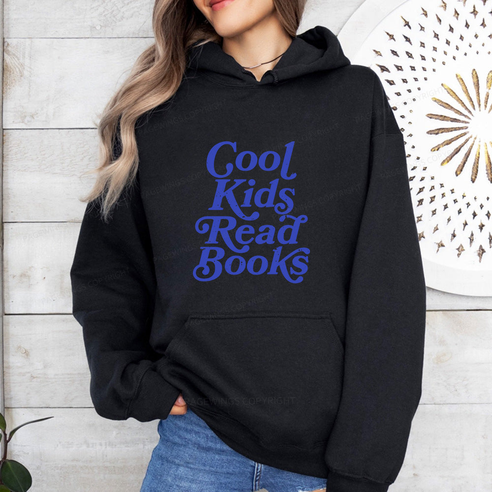 Pagewings Cool Kids Read Books Unisex Classic Hoodie