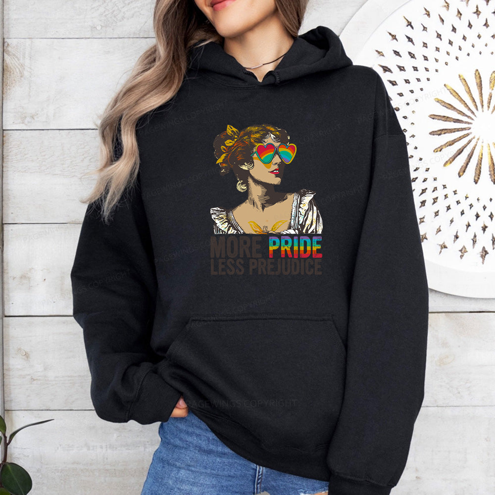 Pagewings More Pride Less Prejudice Unisex Classic Hoodie