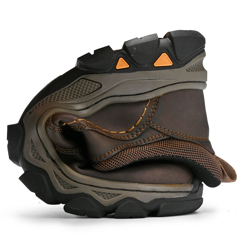 Men's wide-toe, non-slip, hands free slip-ins loafer shoes