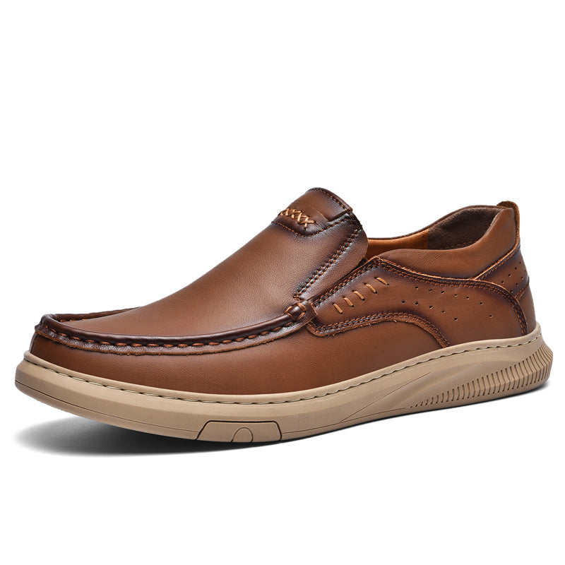 💥Black Friday Deal - 50% OFF⏳Men's Comfortable Arch Support Slip-On Leather Loafers