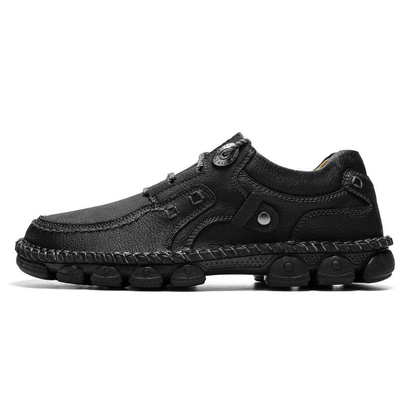 (⏰LAST DAY-50% OFF🛒)Men's Handmade Leather Orthopedic Shoes Durable Non-slip Anti-puncture Hiking Shoes