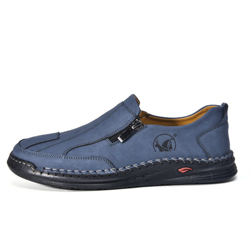 ⏰LAST DAY - 50% OFF🛒 - Men's Outdoor Breathable Driving Shoes – Soft Casual Walking Moccasins with Classic Hand Stitching, Wide Toe Box, Enhanced Arch Support, Soft Cushion Insole & Durable Non-Slip Rubber Outsole