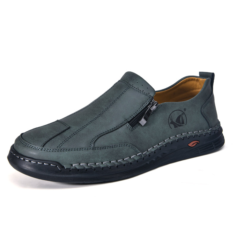 ⏰LAST DAY - 50% OFF🛒 - Men's Outdoor Breathable Driving Shoes – Soft Casual Walking Moccasins with Classic Hand Stitching, Wide Toe Box, Enhanced Arch Support, Soft Cushion Insole & Durable Non-Slip Rubber Outsole