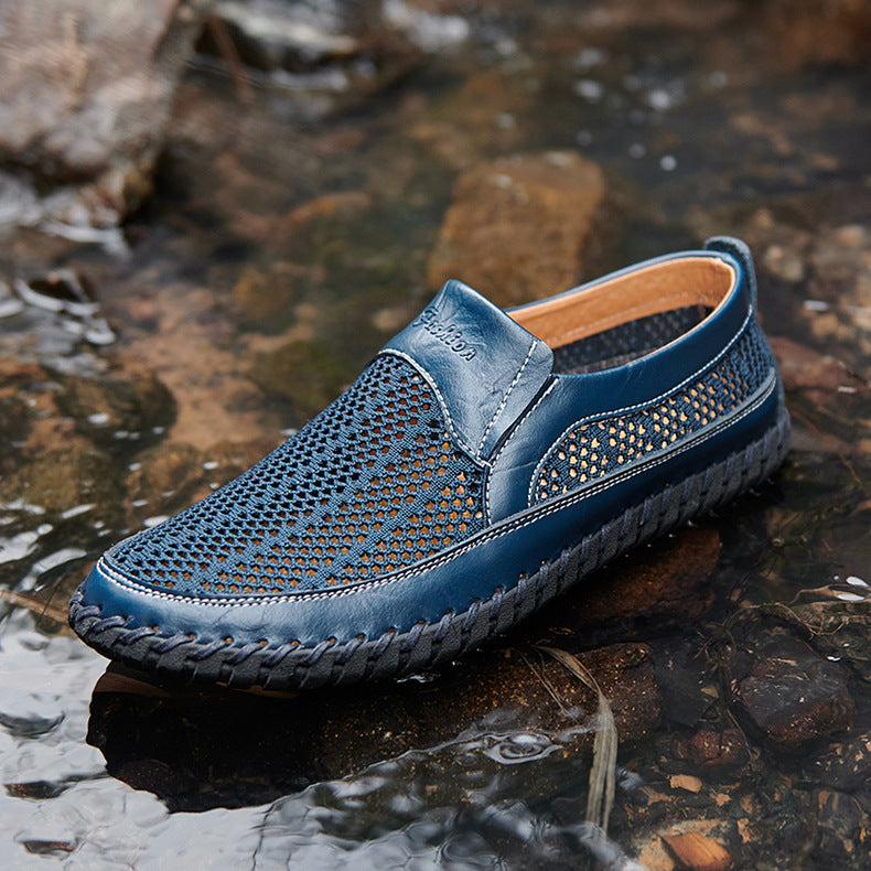 Last Day 50% OFF🔥Men's Breathable Non-Slip Water Shoes Casual Slip On Loafers