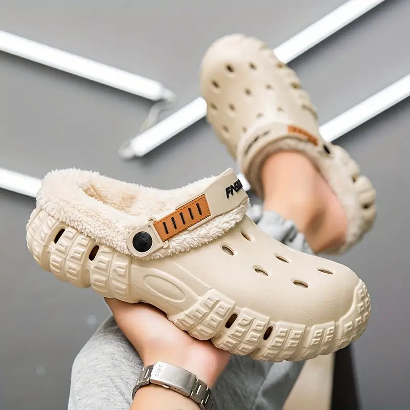 Men's & Women's Warm Indoor/Outdoor Slippers with Soft Fleece Lining