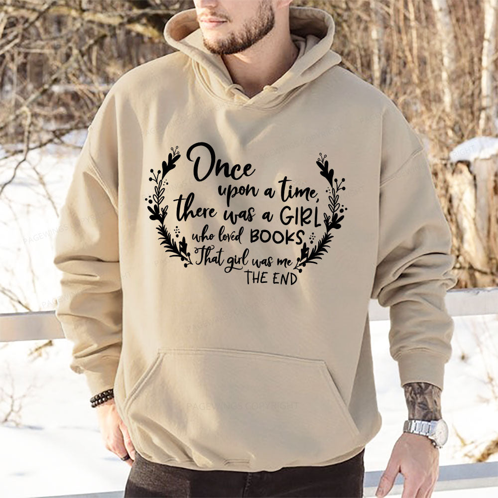Pagewings There Was A Girl Who Loved Books Unisex Classic Hoodie