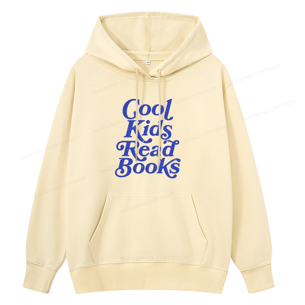 Pagewings Cool Kids Read Books Unisex Classic Hoodie