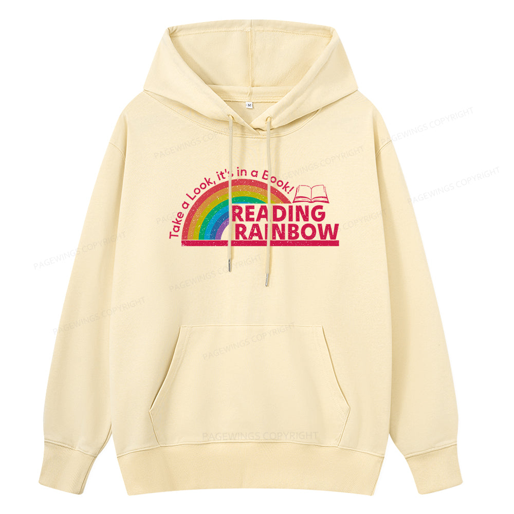 Pagewings Reading Rainbow Unisex Classic Hoodie