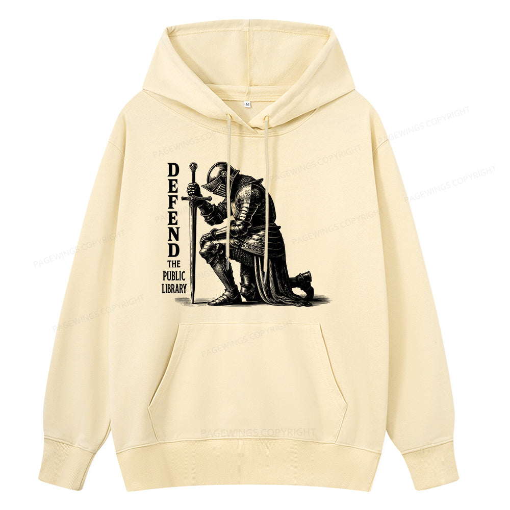 Pagewings Defend the Public Library Unisex Classic Hoodie