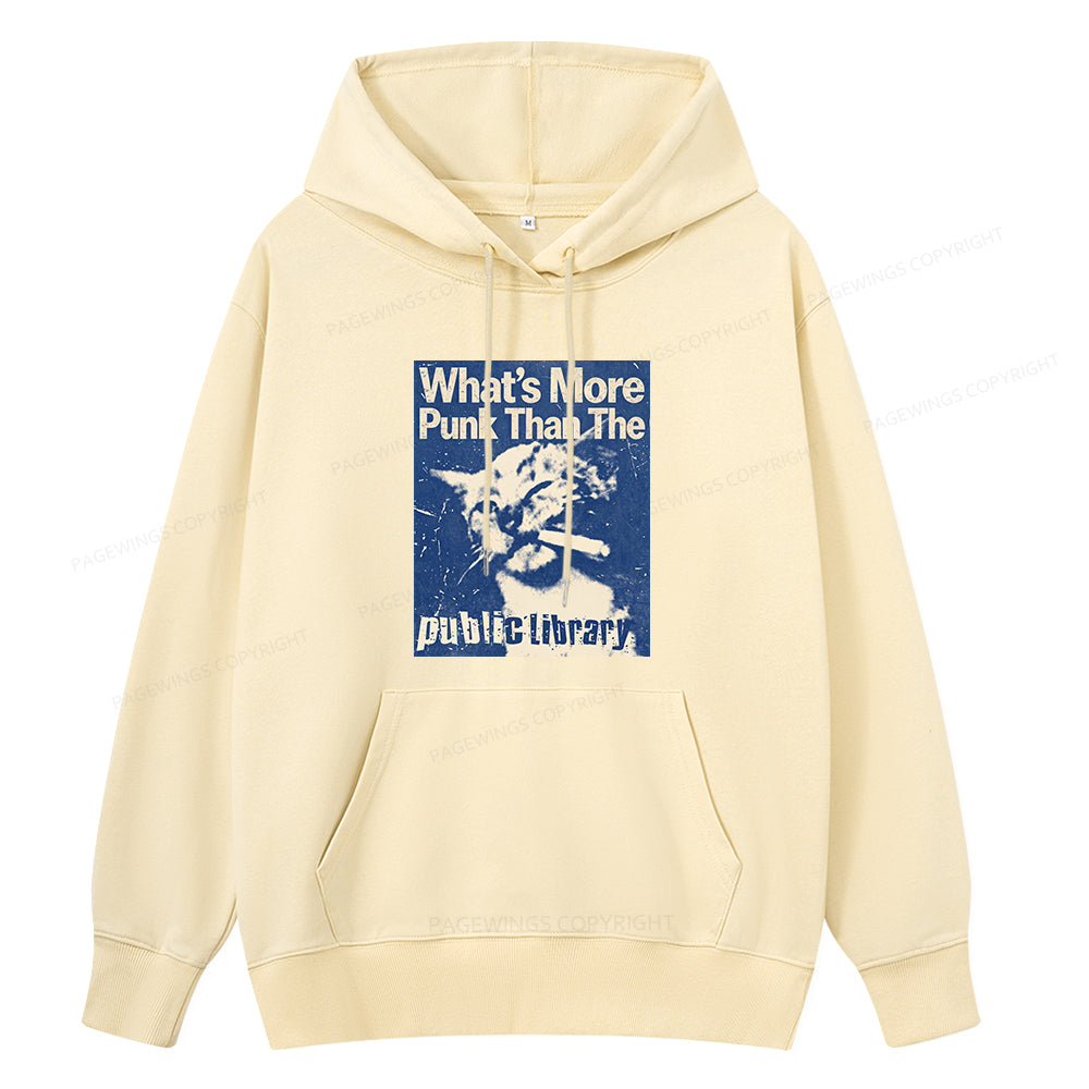 Pagewings What's More Punk Than The Public Library Unisex Classic Hoodie