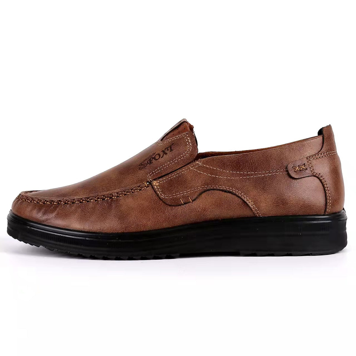 Comfymore™ Mens Soft Insole Casual Comfortable Leather Slip On Loafers