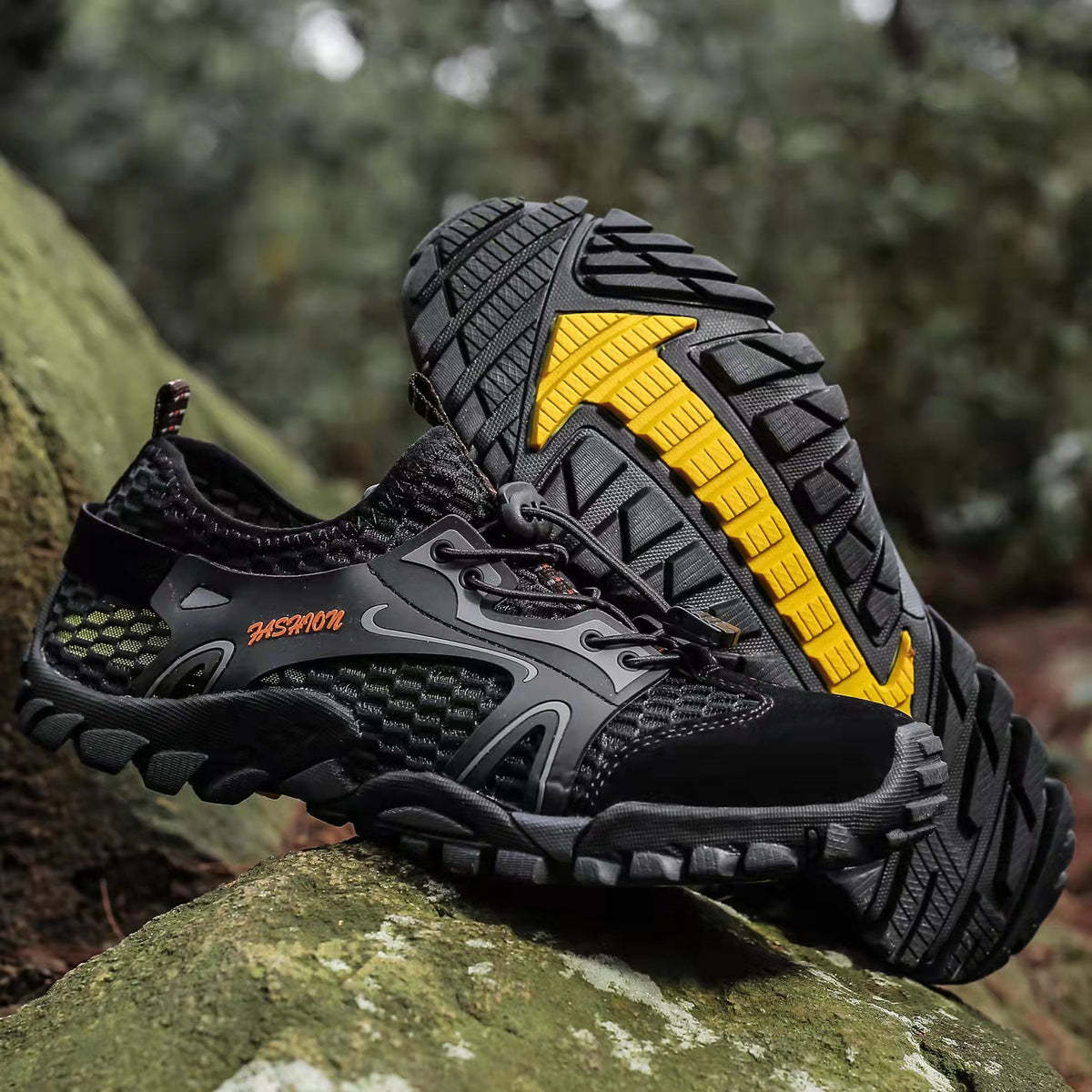 Men's Breathable Mesh Casual Lightweight Outdoor Hiking Shoes