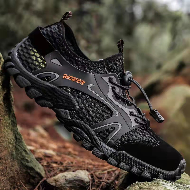 Men's Breathable Mesh Casual Lightweight Outdoor Hiking Shoes
