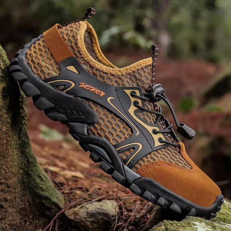 Men's Breathable Mesh Casual Lightweight Outdoor Hiking Shoes