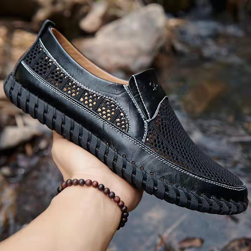 Men's Breathable Comfy Casual Slip On Loafers Water Walking Shoes