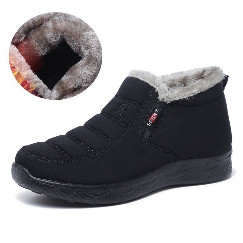 2024 Women Winter Non-slip Waterproof Plush Ankle Boots - oscloudgo