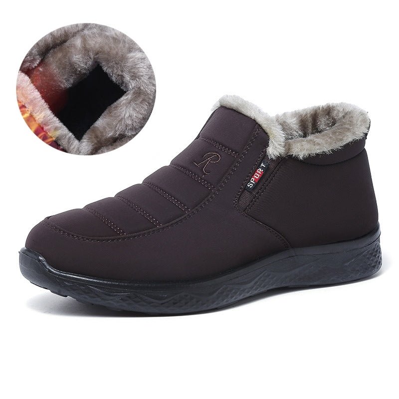 2024 Women Winter Non-slip Waterproof Plush Ankle Boots - oscloudgo
