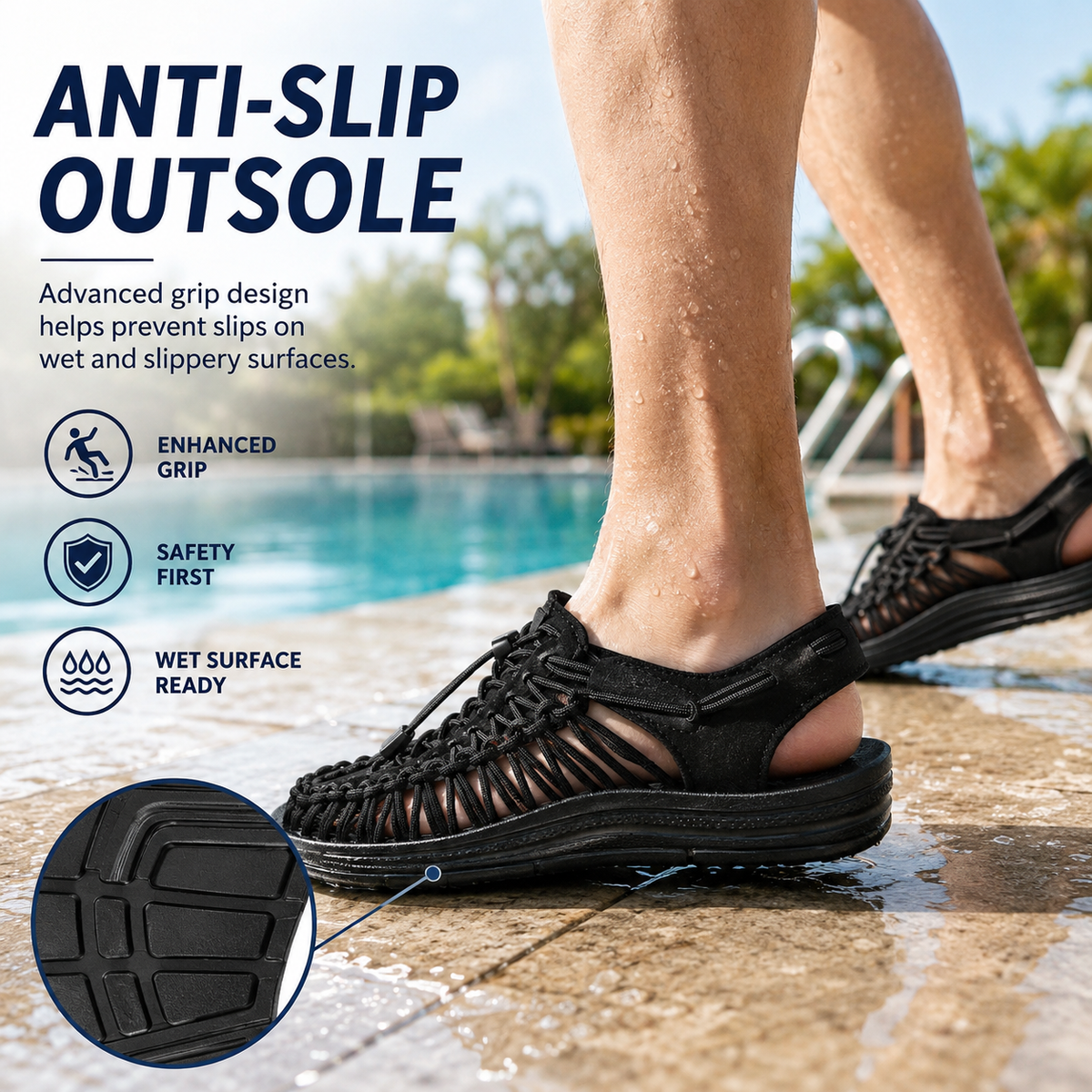Men's Canvas Outdoor Sandals