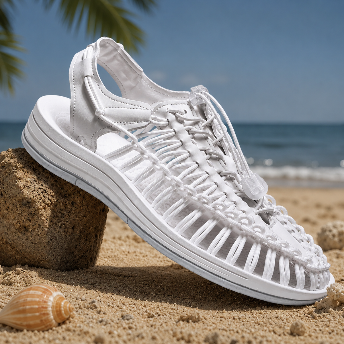 Men's Orthotic Arch Support Hand-Woven Outdoor Sandals | Non-Slip Amphibious Walking Shoes