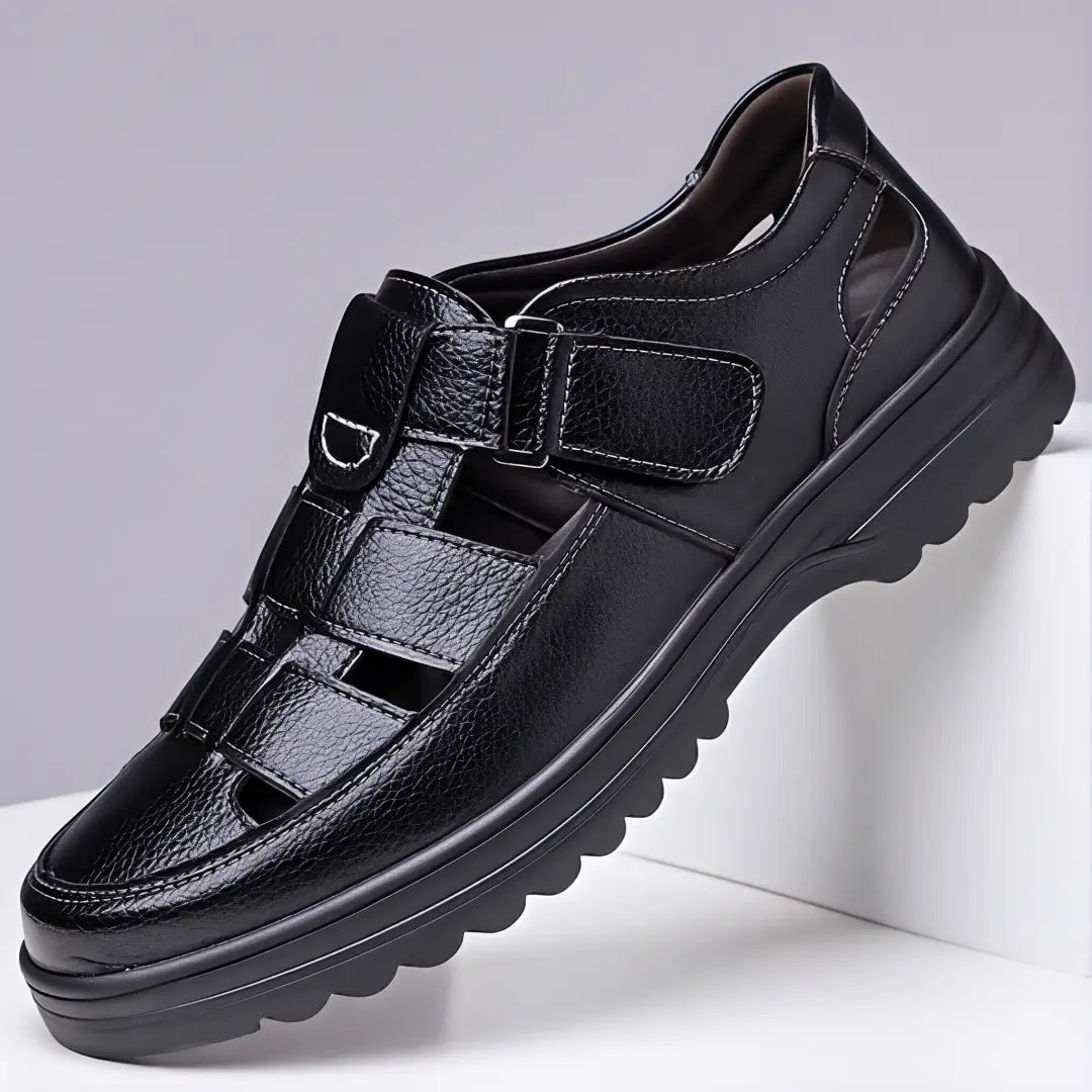 Men's Genuine Leather Comfort Walking Sandals