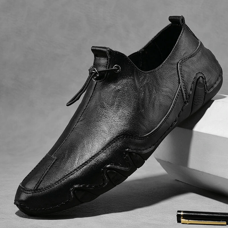 🔥Hot Sale🎁--30% OFF 🎉 Men Genuine Leather Lightweight Soft Sole Fashion Casual Loafers
