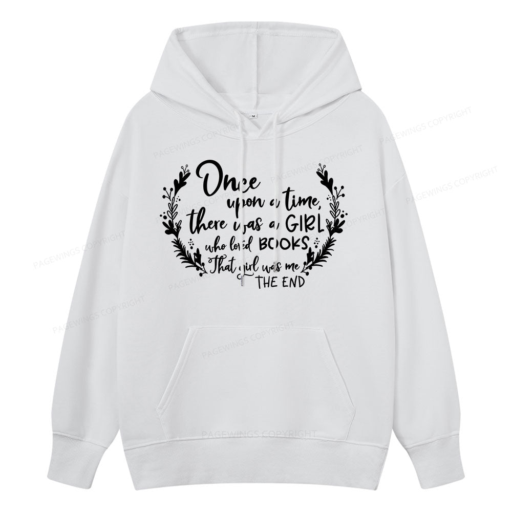 Pagewings There Was A Girl Who Loved Books Unisex Classic Hoodie