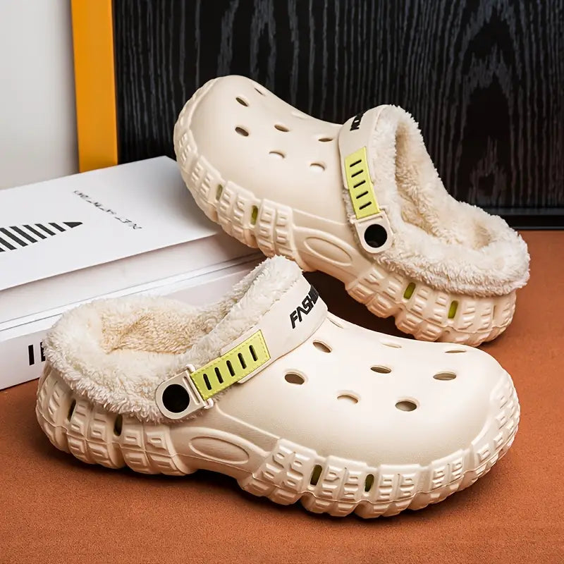 Men's & Women's Warm Indoor/Outdoor Slippers with Soft Fleece Lining