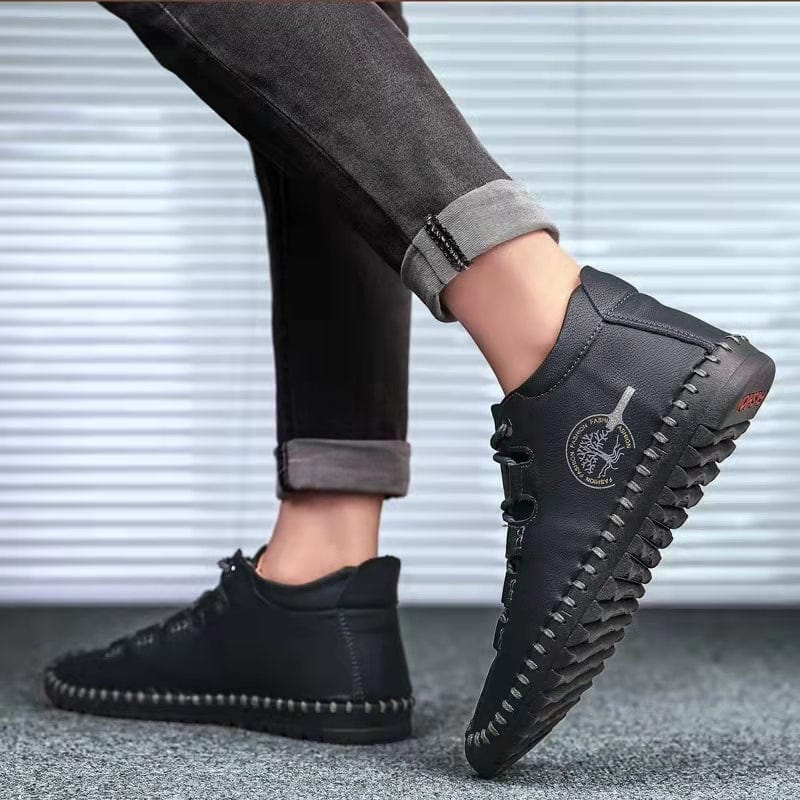 👻Halloween Offer🎃--30% OFF 🎉Men's Stylish Casual Comfy Soft Sole Leather Ankle Boots