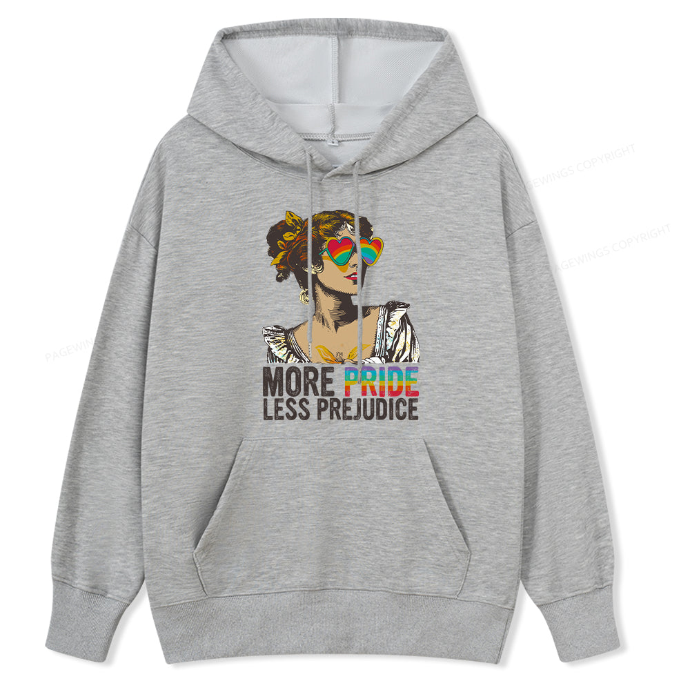 Pagewings More Pride Less Prejudice Unisex Classic Hoodie