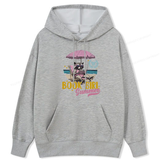 Pagewings Book Girl Summer Unisex Classic Hoodie