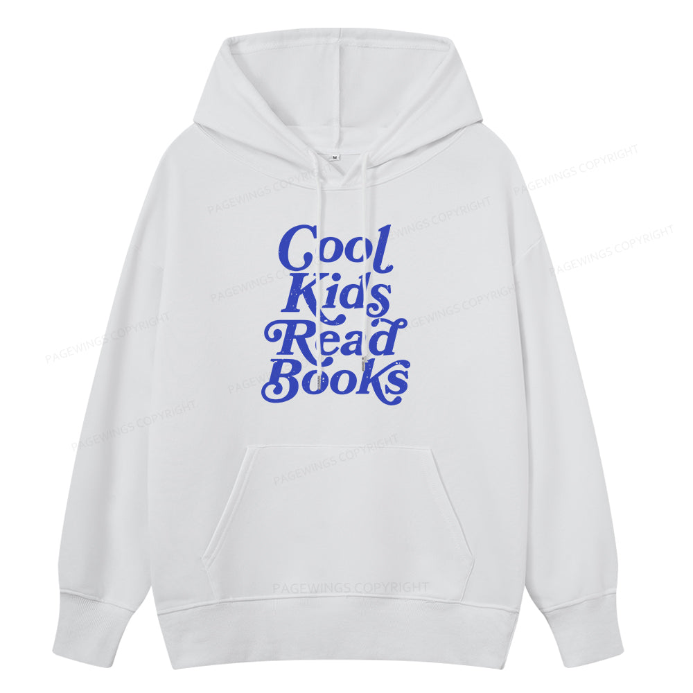 Pagewings Cool Kids Read Books Unisex Classic Hoodie