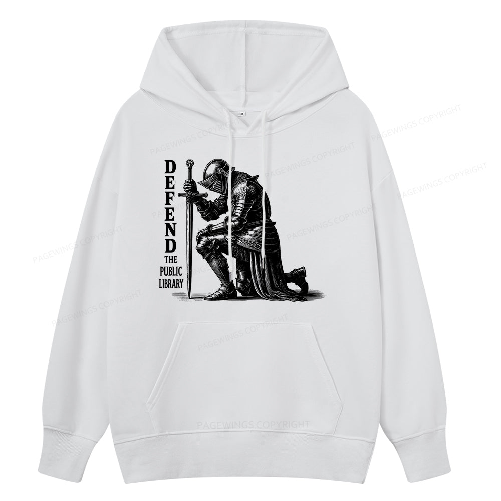 Pagewings Defend the Public Library Unisex Classic Hoodie