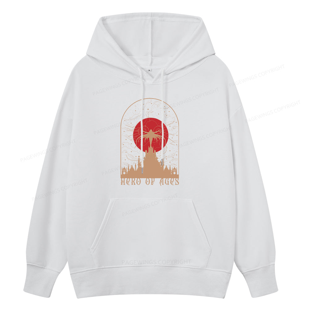 Pagewings Mist Bookish Unisex Classic Hoodie