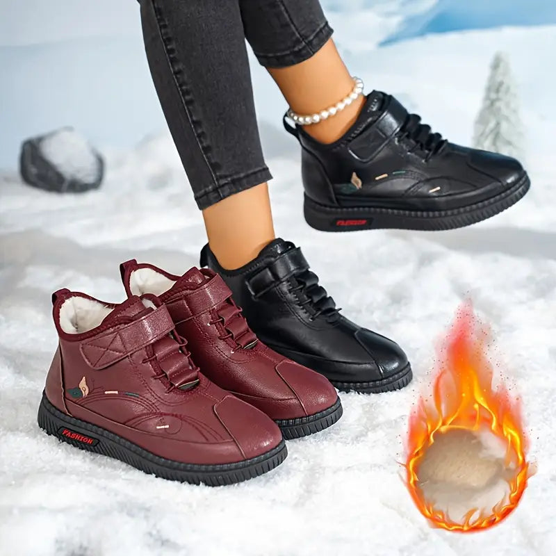 Cozy Lightweight Comfort Cotton Ankle Boots