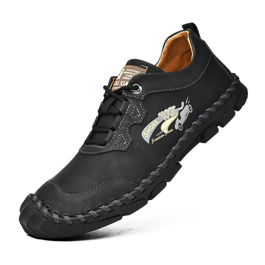 🔥Halloween Offer🎁--40% OFF 🎉Men Hand Stitching Non-slip Soft Bottom Casual Leather Shoes
