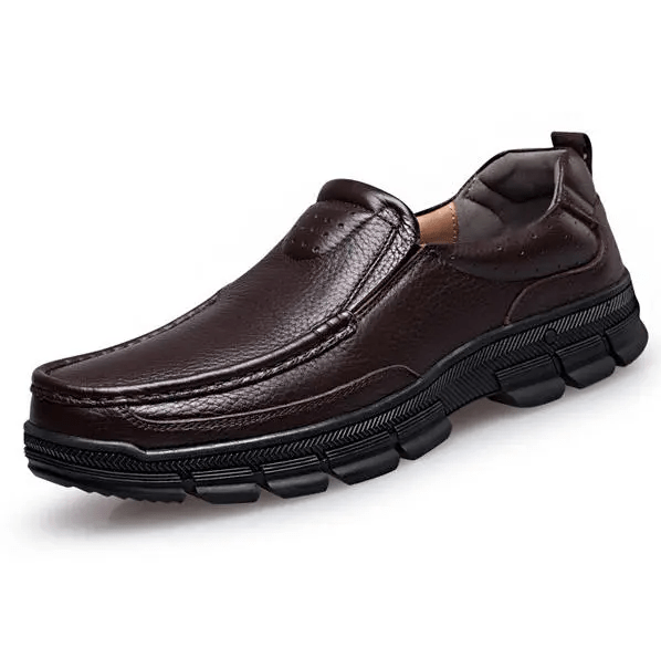 🔥Hot Sale🎁--35% OFF 🎉 Mens Comfy Soft Bottom Genuine Leather Slip On Loafers
