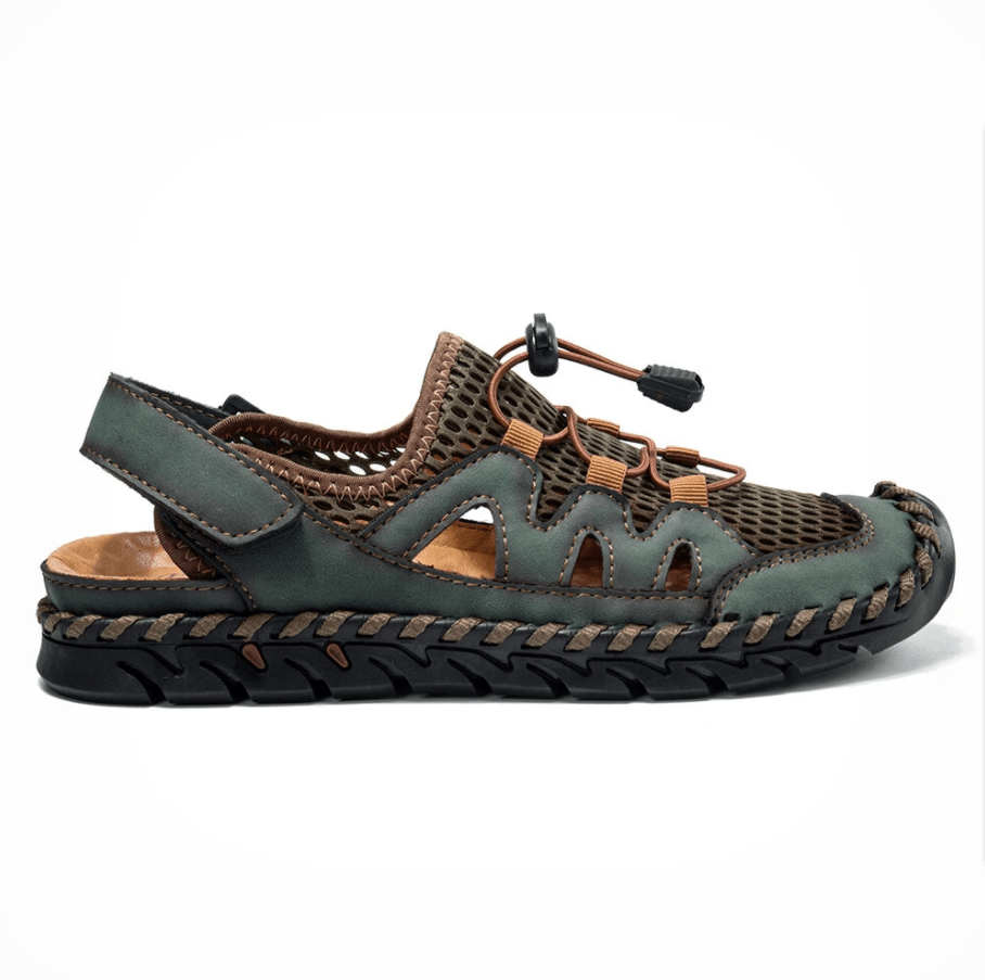 🎉40% OFF NOW🎉Men Genuine Leather Non-slip Mesh Casual Soft Sandals