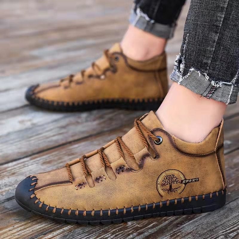 👻Halloween Offer🎃--30% OFF 🎉Men's Stylish Casual Comfy Soft Sole Leather Ankle Boots