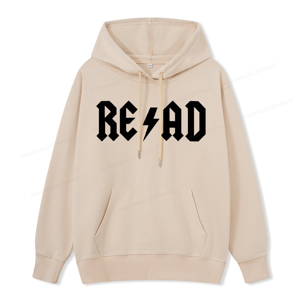 Pagewings Read Back In The Library "rock And Roll Unisex Classic Hoodie
