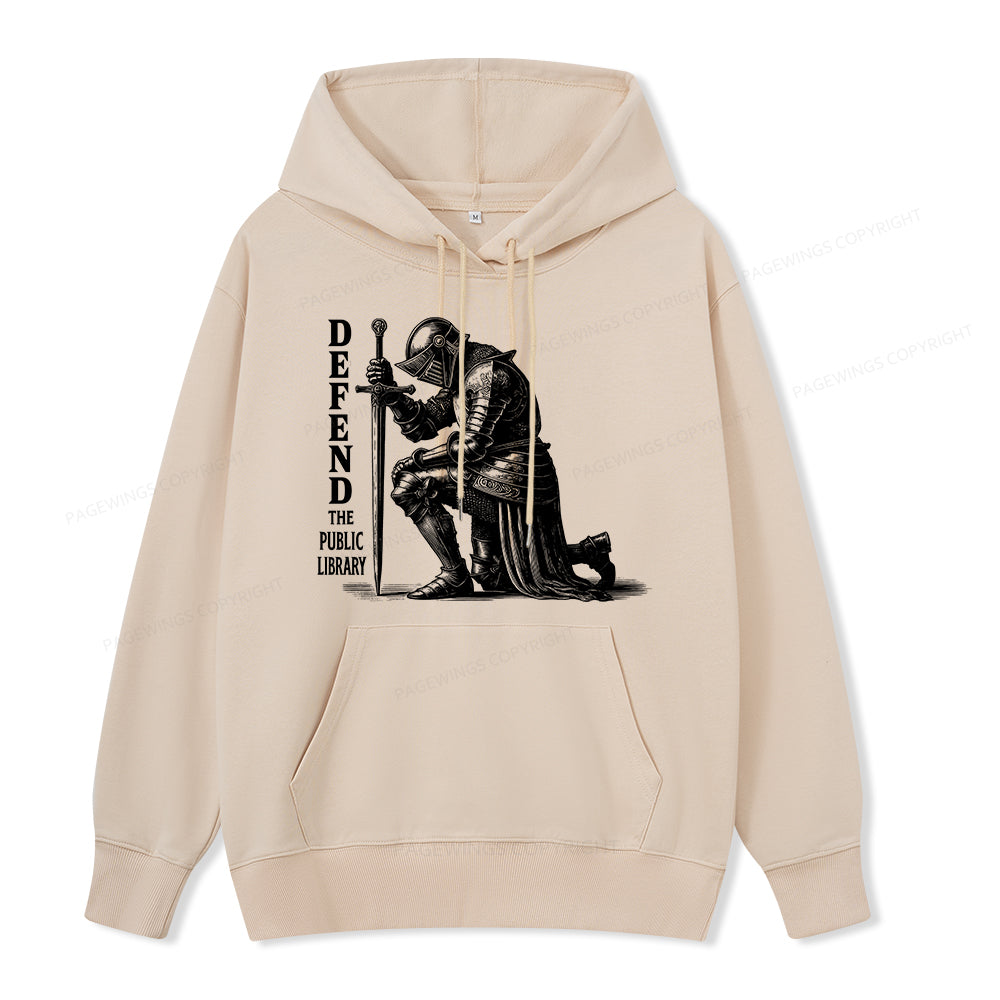 Pagewings Defend the Public Library Unisex Classic Hoodie