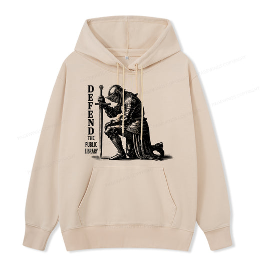 Pagewings Defend the Public Library Unisex Classic Hoodie