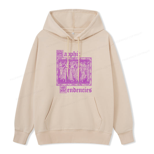 Pagewings Sapphic Tendencies Unisex Classic Hoodie